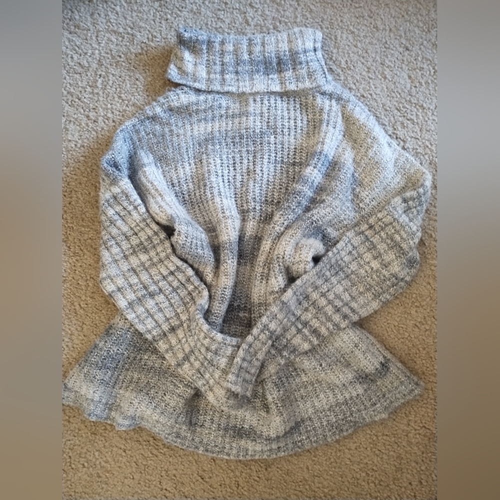 Three Dots oversized space dye knitted sweater